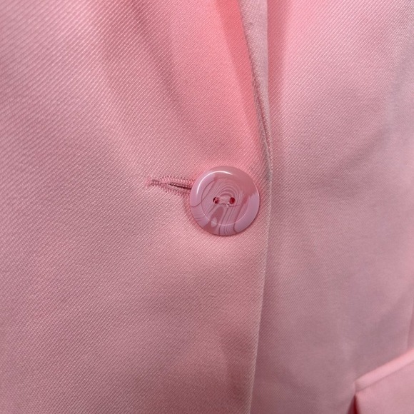 Blair Pink Blazer Womens‎ 10 MS Single Button Classic Barbiecore - Picture 3 of 7